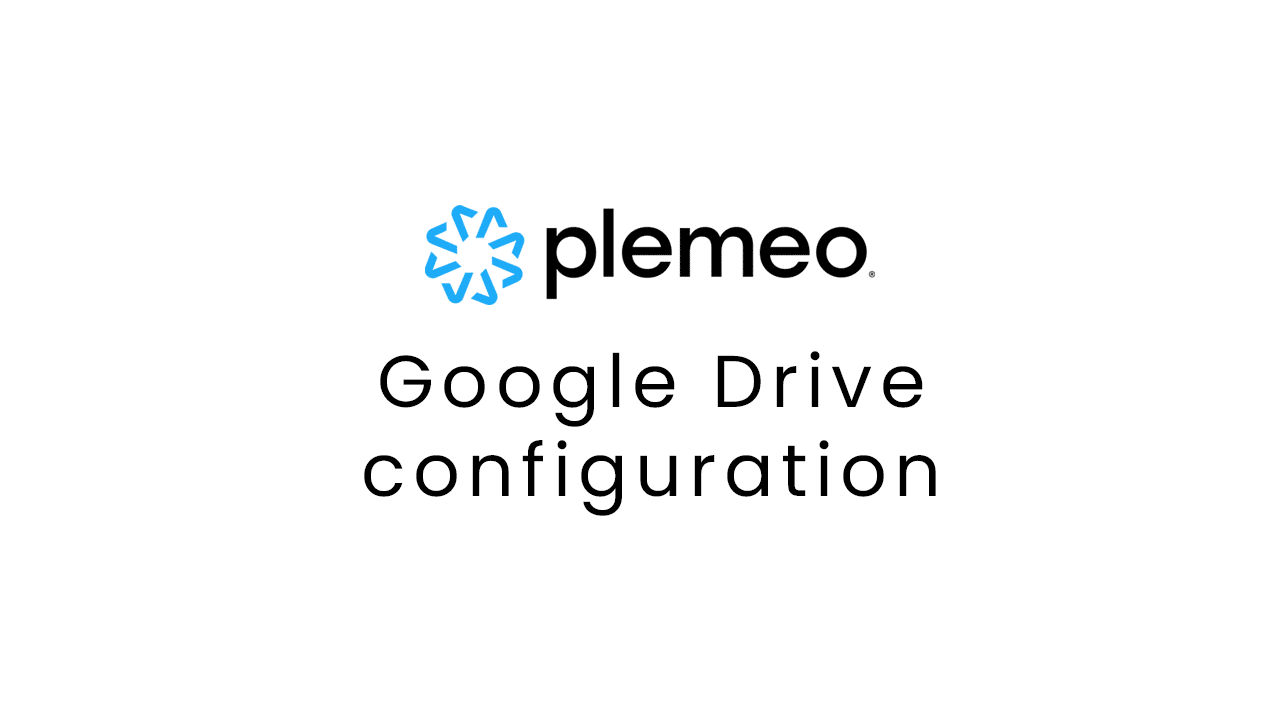 Google Drive configuration