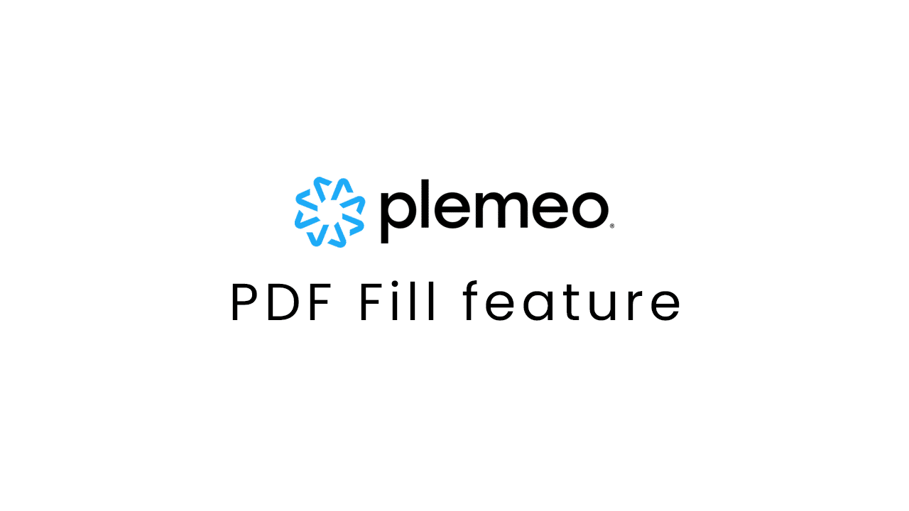 PDF Fill Feature