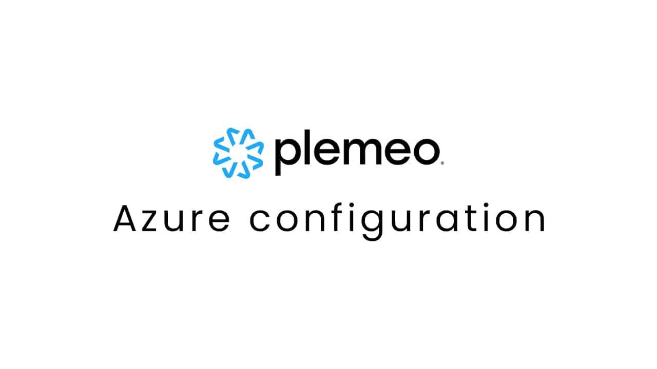 Azure configuration
